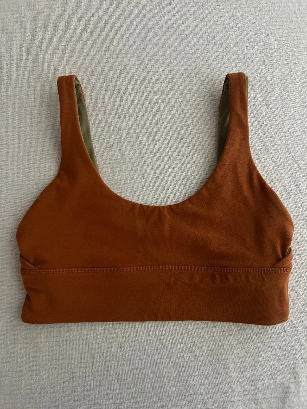 Lululemon Align Bra A/B Cup Bronze Green / Butternut Brown Size 8
